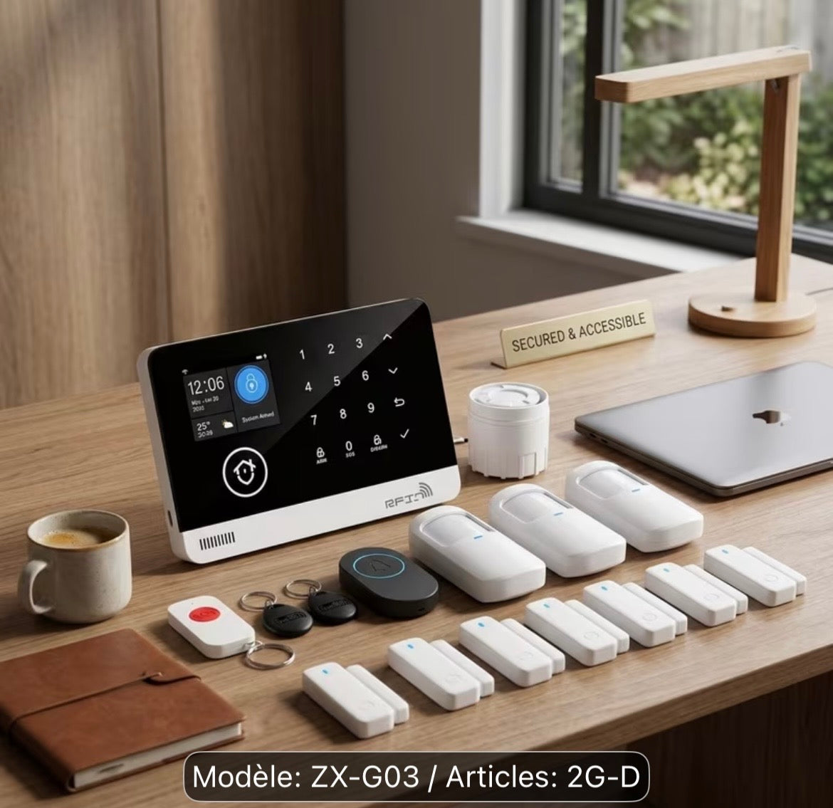 Système d’alarme intelligent Wi-Fi + GSM