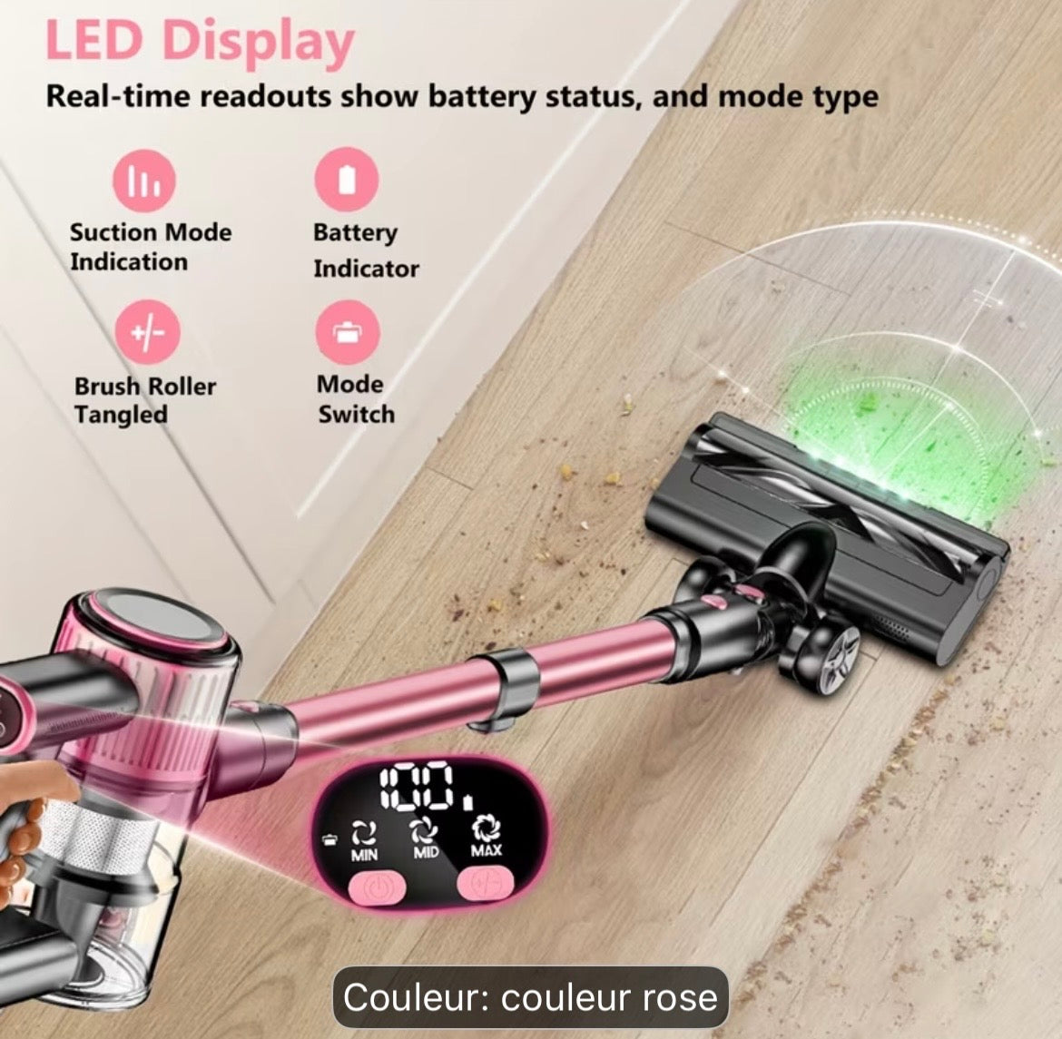 Aspirateur sans fils multifonctions