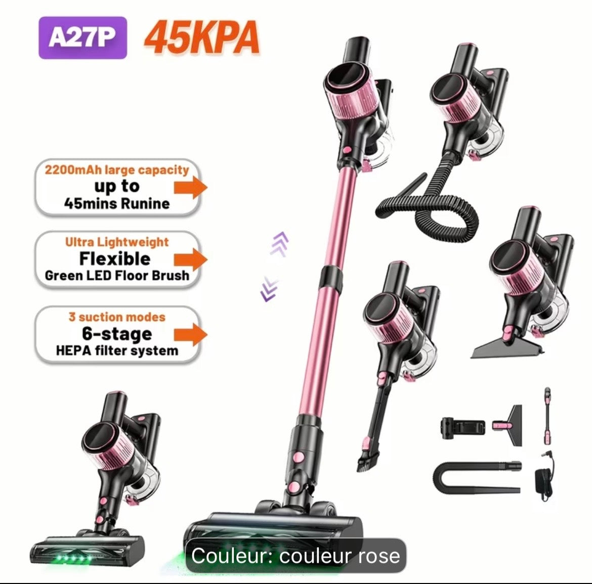 Aspirateur sans fils multifonctions